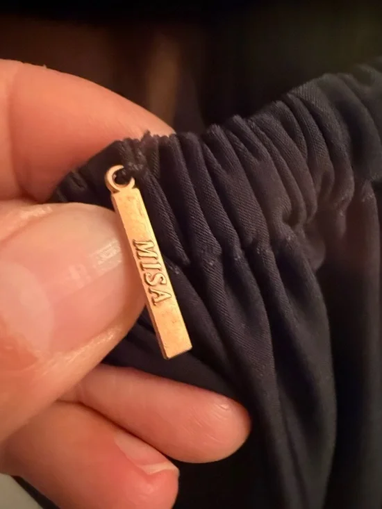 Misa Los Angeles Black Halter Maxi Dress - Picture 4 of 6